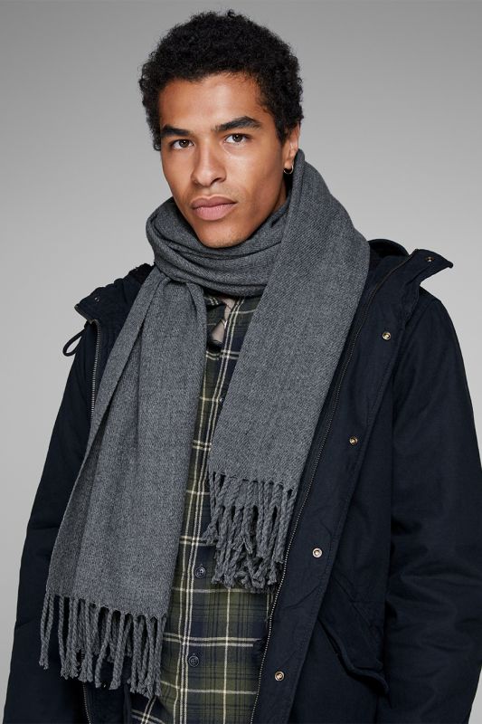 Scarf JACK & JONES 12140332-Grey-Melange