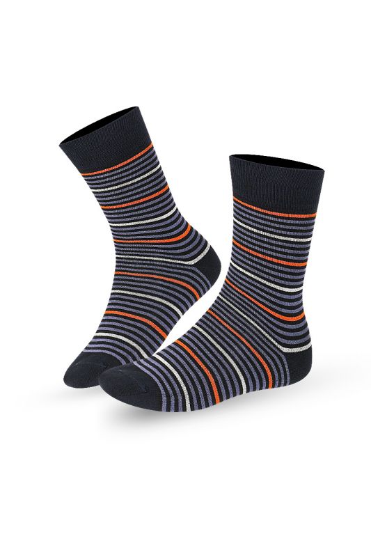 Socks X JEANS 18S98-5-NAVY-ALU-ORANGE