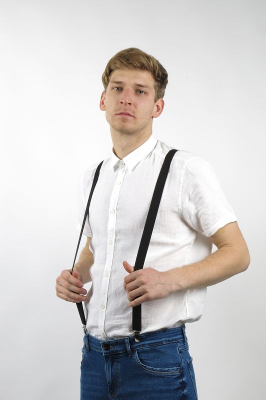Suspenders X JEANS DJ25-BLACK