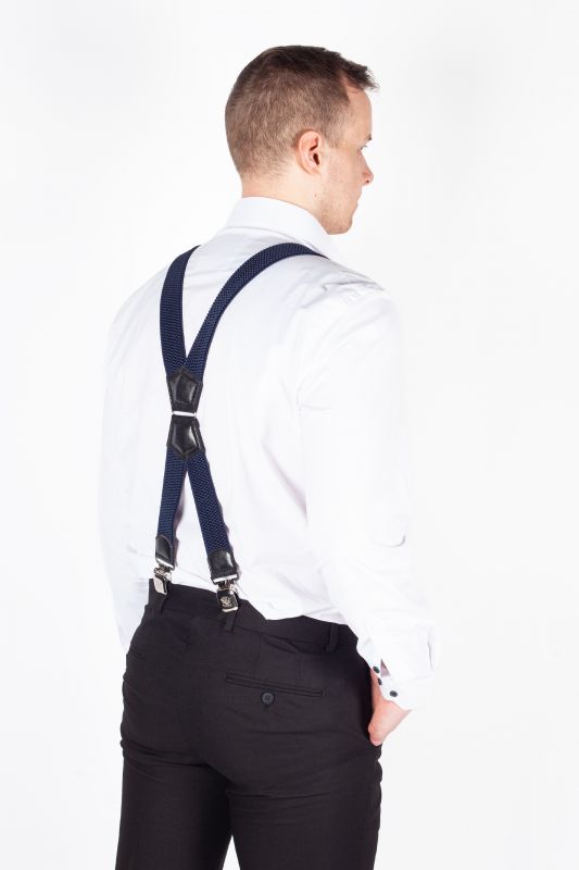 Suspenders X JEANS DMAX40-NAVY