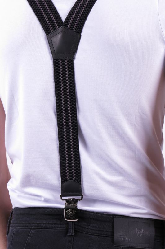 Suspenders X JEANS DYK40-MIX-BLACK