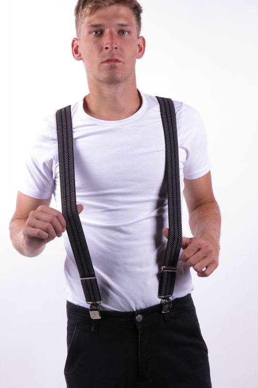 Suspenders X JEANS DYK40-MIX-GRAY