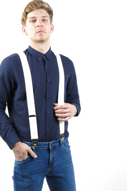 Suspenders X JEANS DYK40-WHITE