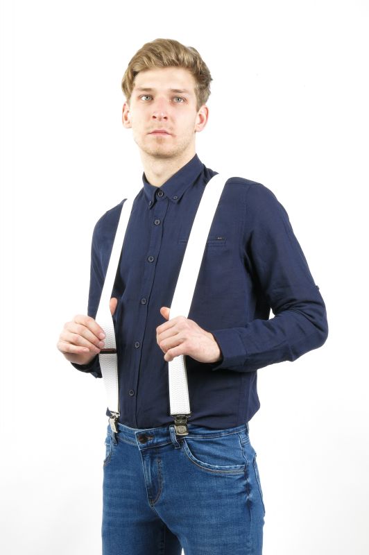 Suspenders X JEANS DYK40-WHITE