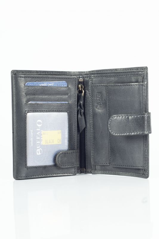 Wallet BUFFALO N4L-CH-HP-BLACK