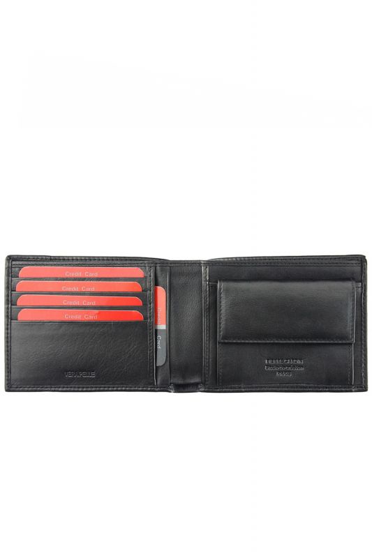 Wallet PIERRE CARDIN 8805-TILAK38-NERO-ROSSO