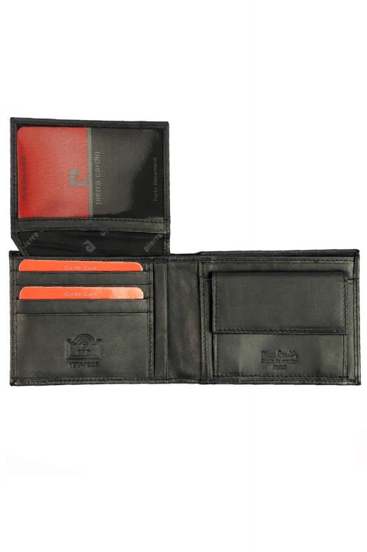 Wallet PIERRE CARDIN 8806-TILAK63-NERO-ROSSO