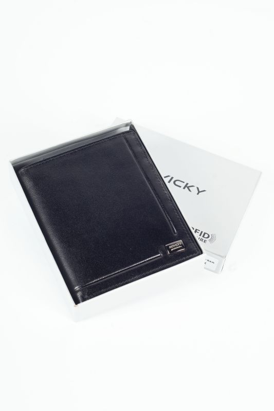 Wallet ROVICKY PC-102-BAR-BLACK-RFID