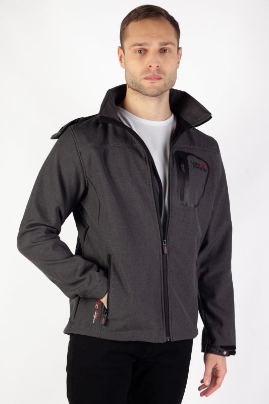 Jacket GEOGRAPHICAL NORWAY TEXSHELL-Dark-Grey