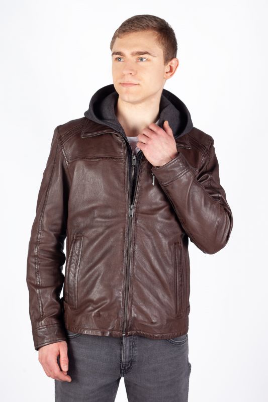 Leather jacket DEERCRAFT 3701-0117-brown