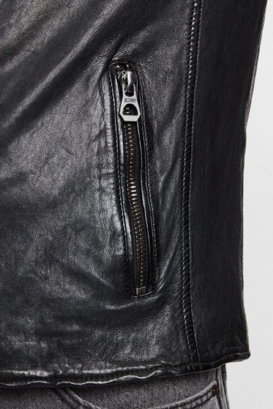 Leather jacket GIPSY 1201-0468-Black