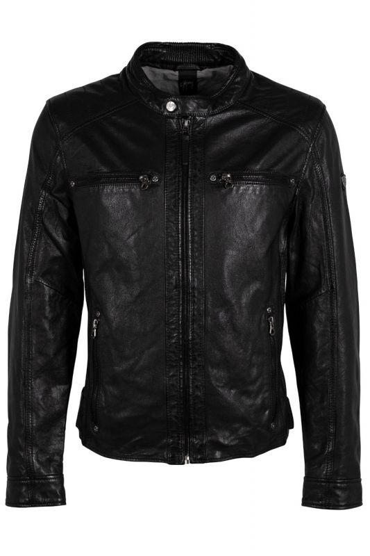 Leather jacket GIPSY 1201-0478-black