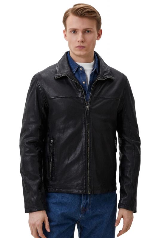 Leather jacket GIPSY 1201-0510-black