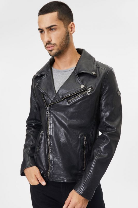 Leather jacket GIPSY 1201-0519-black