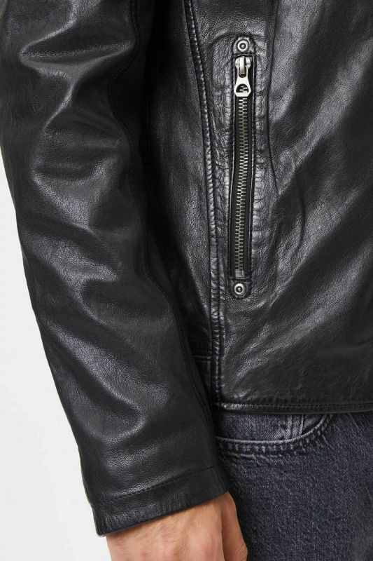 Leather jacket GIPSY 1201-0526-black