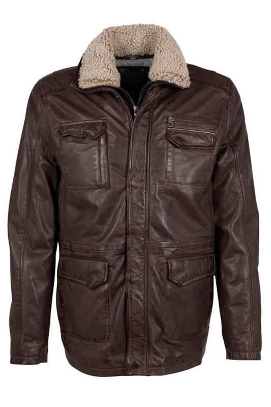 Leather jacket GIPSY 1201-0616-chestnut