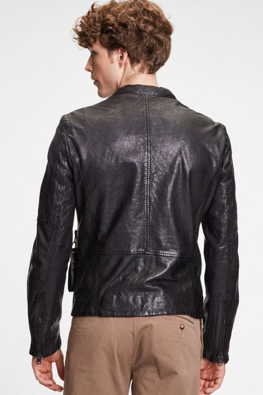 Leather jacket GIPSY G2BKrain-SF-LAMAXV-BLAC