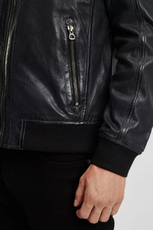 Leather jacket GIPSY GBGrahan-S21-NSLVV-bio-b