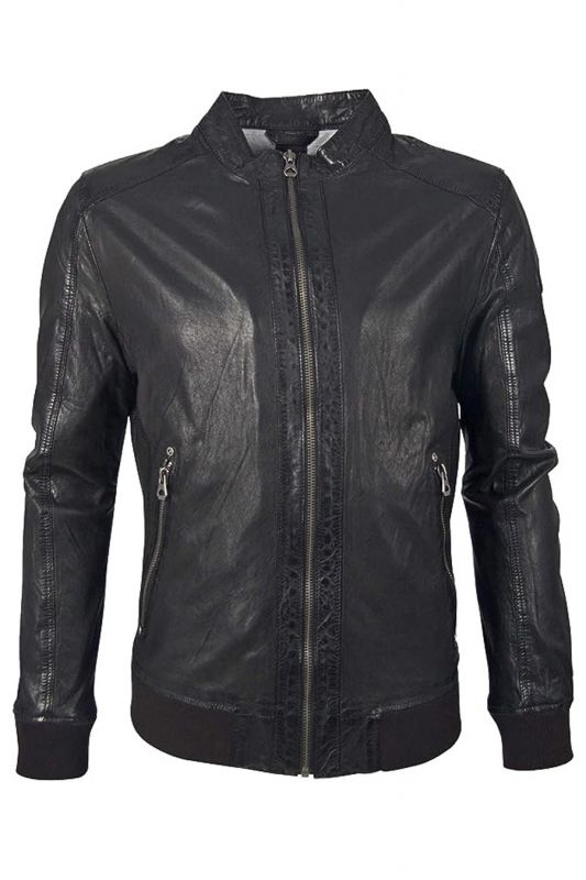 Leather jacket GIPSY GBGrahan-S21NSLVV-blac
