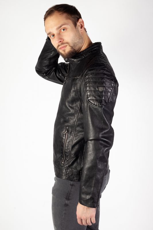 Leather jacket GIPSY GMChenno-LAJORV-black