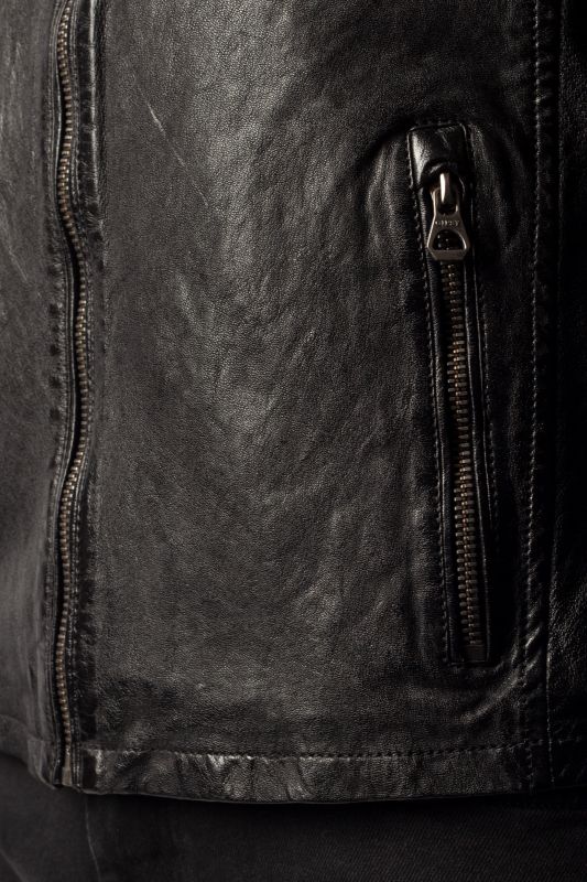 Leather jacket GIPSY GMSutton-LRACV-D-BLUE