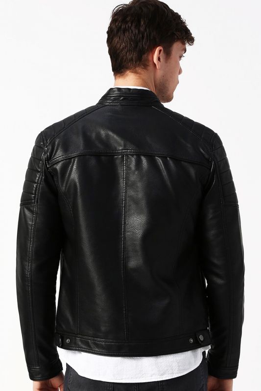 Leather jacket JACK & JONES 12147218-2984044