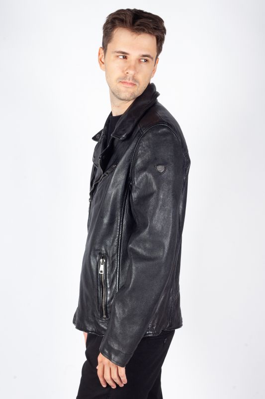 Leather jacket MAURITIUS 1201-0849-black