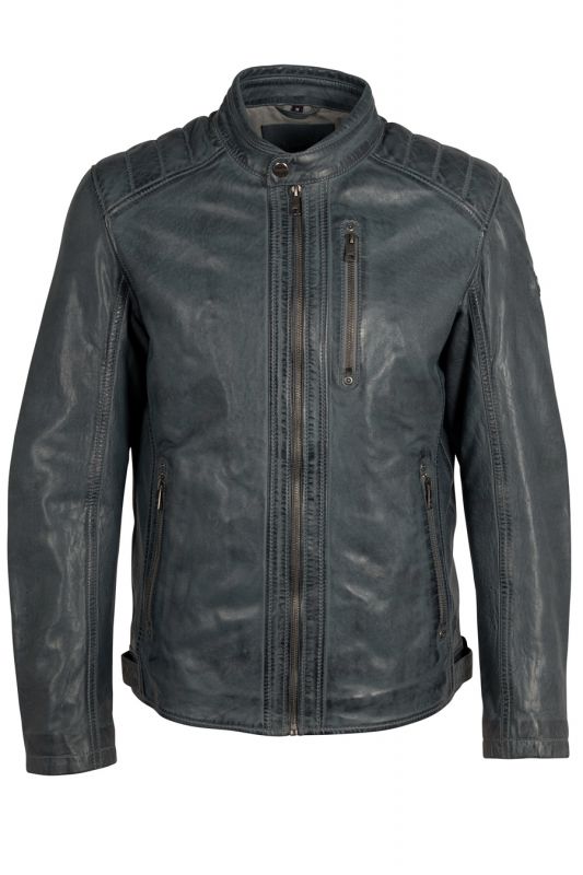 Leather jacket MAURITIUS 1201-0672-vintage-blue