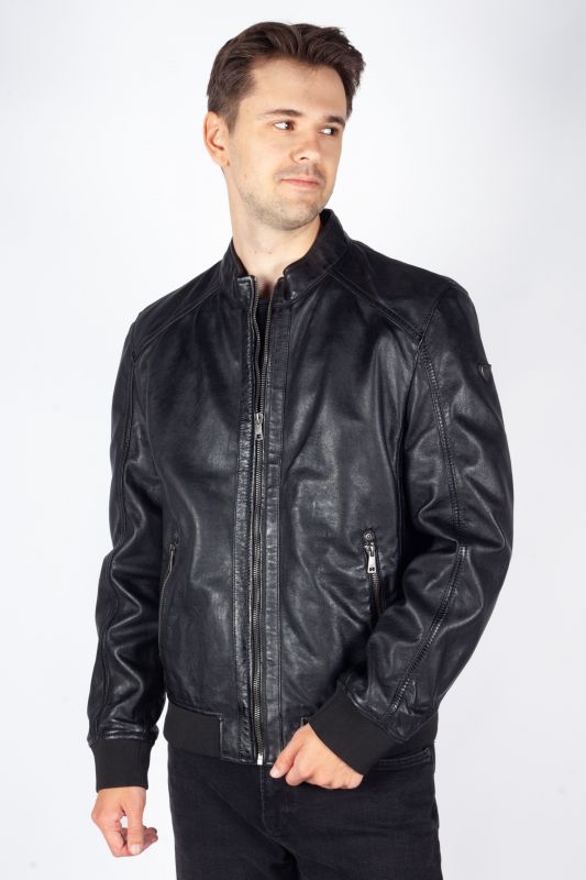 Leather jacket MAURITIUS 1901-0006-black
