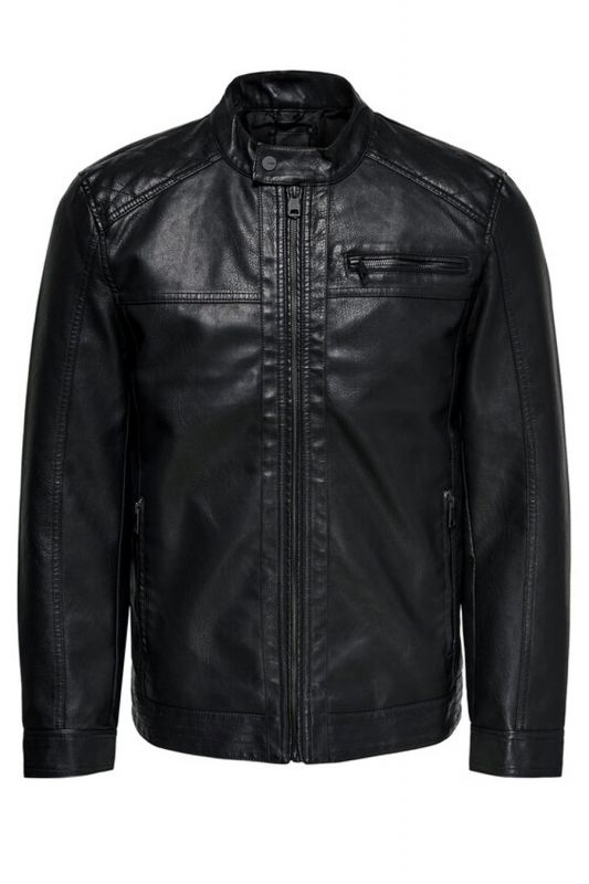 Leather jacket ONLY & SONS 22011975-BLACK