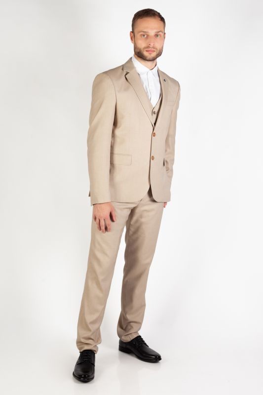 Suit trousers FRAPPOLI 6197-PASIROS-BEJ-PANTS