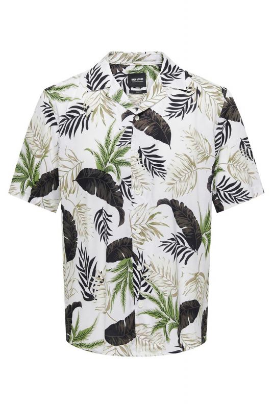 Shirt ONLY & SONS 22028616-Antique-White