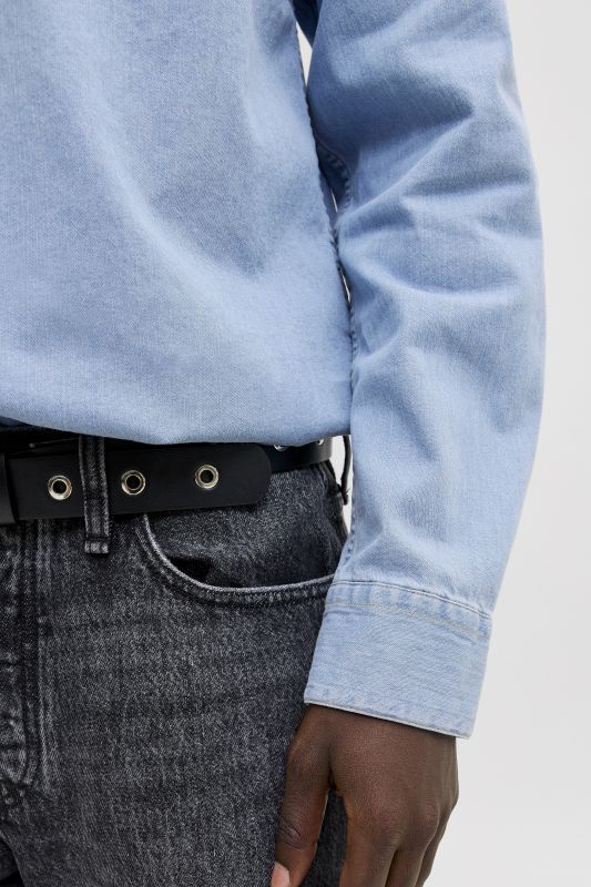 Denim shirt JACK & JONES 12138115-Light-Blue