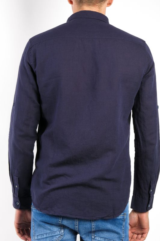 Linen shirt MCL 25915-LACIVERT