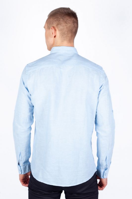 Linen shirt MCL 32431-MAVI