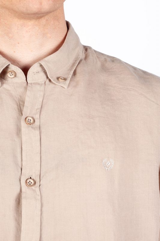 Linen shirt MCL 32746-CAMEL