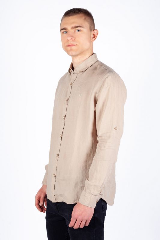 Linen shirt MCL 32746-CAMEL