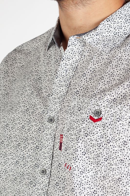 Shirt LEGENDERS FLOWER-OPTICAL-WHITE