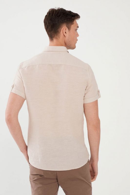 Linen shirt MCL 32491-BEJ