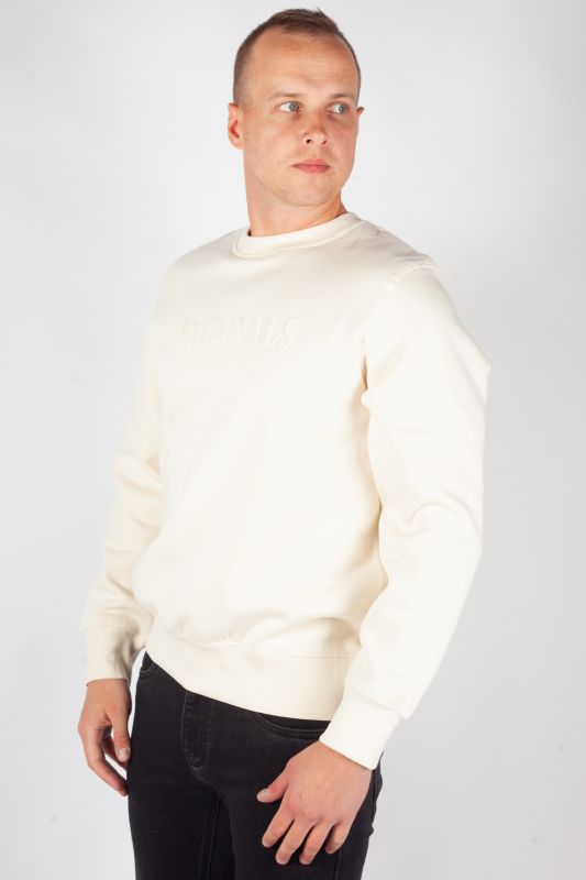 Hoodie JACK & JONES 12285949-Antique-White