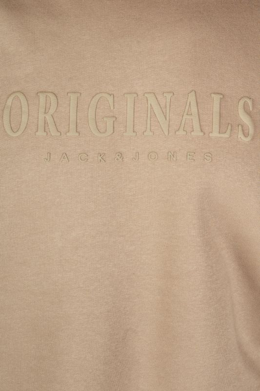 Hoodie JACK & JONES 12285949-Silver-Sage
