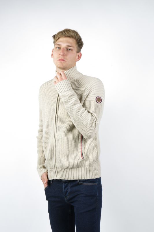 Sweater with zip AERONAUTICAL BOARDING-CIMENT