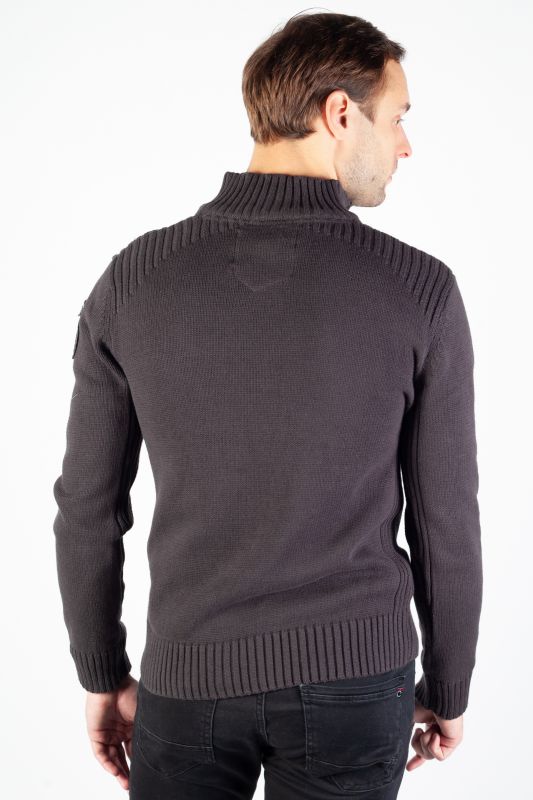 Sweater AERONAUTICAL BRAXTON-DARK-ANTHRA