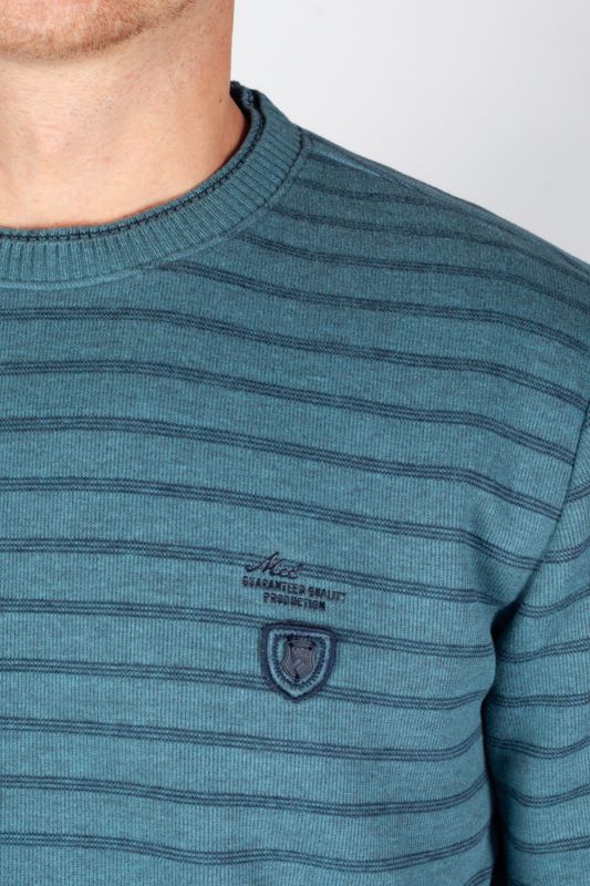 Sweater MCL 39681-TURKUAZMELANJ