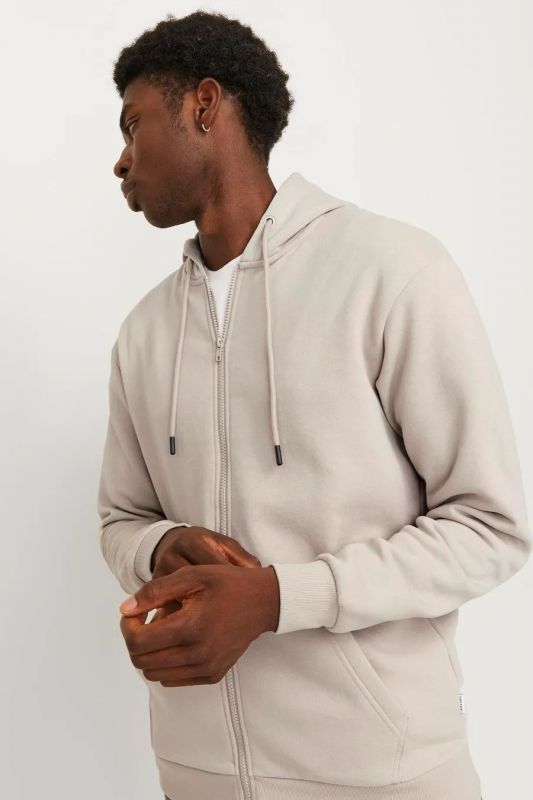 Zip up Hoodie JACK & JONES 12249342-Moonbeam