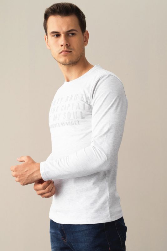Long-sleeve T-shirt MCL 35825-KAR-MELANJ