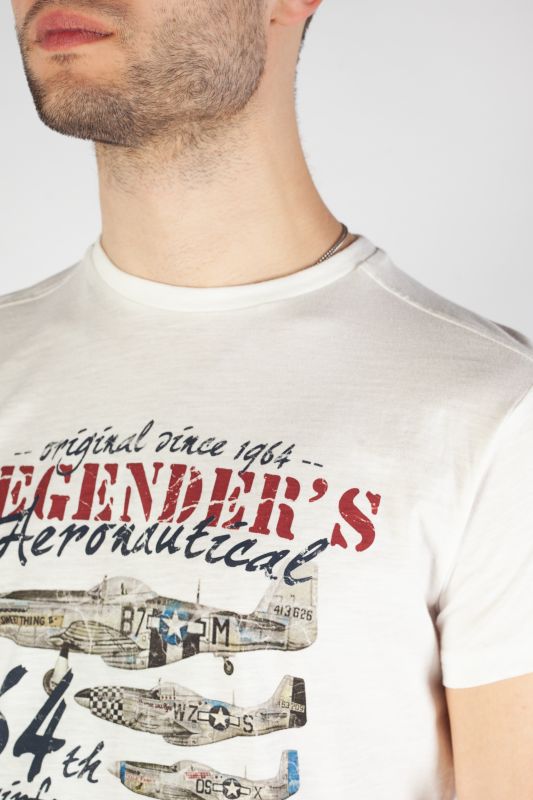 T-shirt LEGENDERS HALIFAX-OFFWHITE