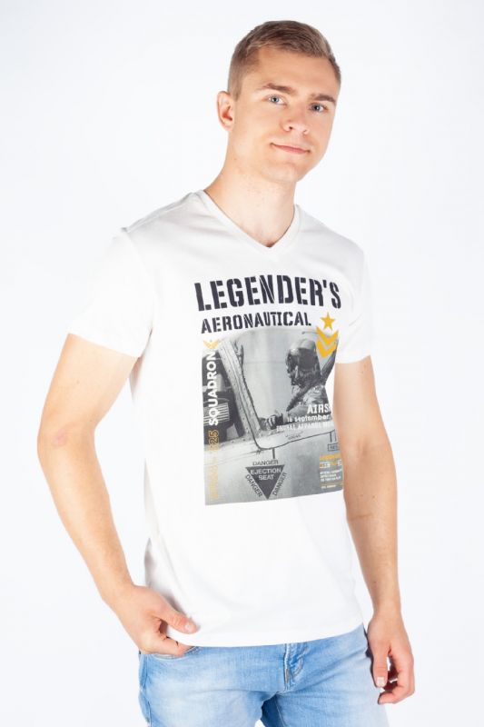 T-shirt LEGENDERS HERRISSON-OFF-WHITE