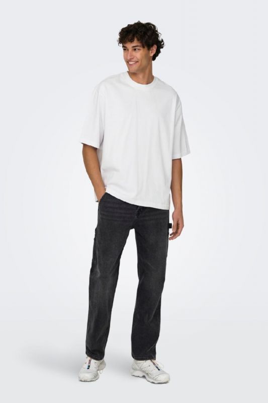 T-shirt ONLY & SONS 22027787-Bright-White