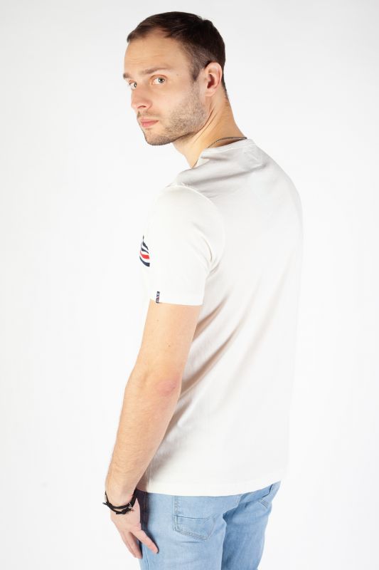 T-shirt VOILE BLEUE CALIENTE-OFFWHITE-NAVY